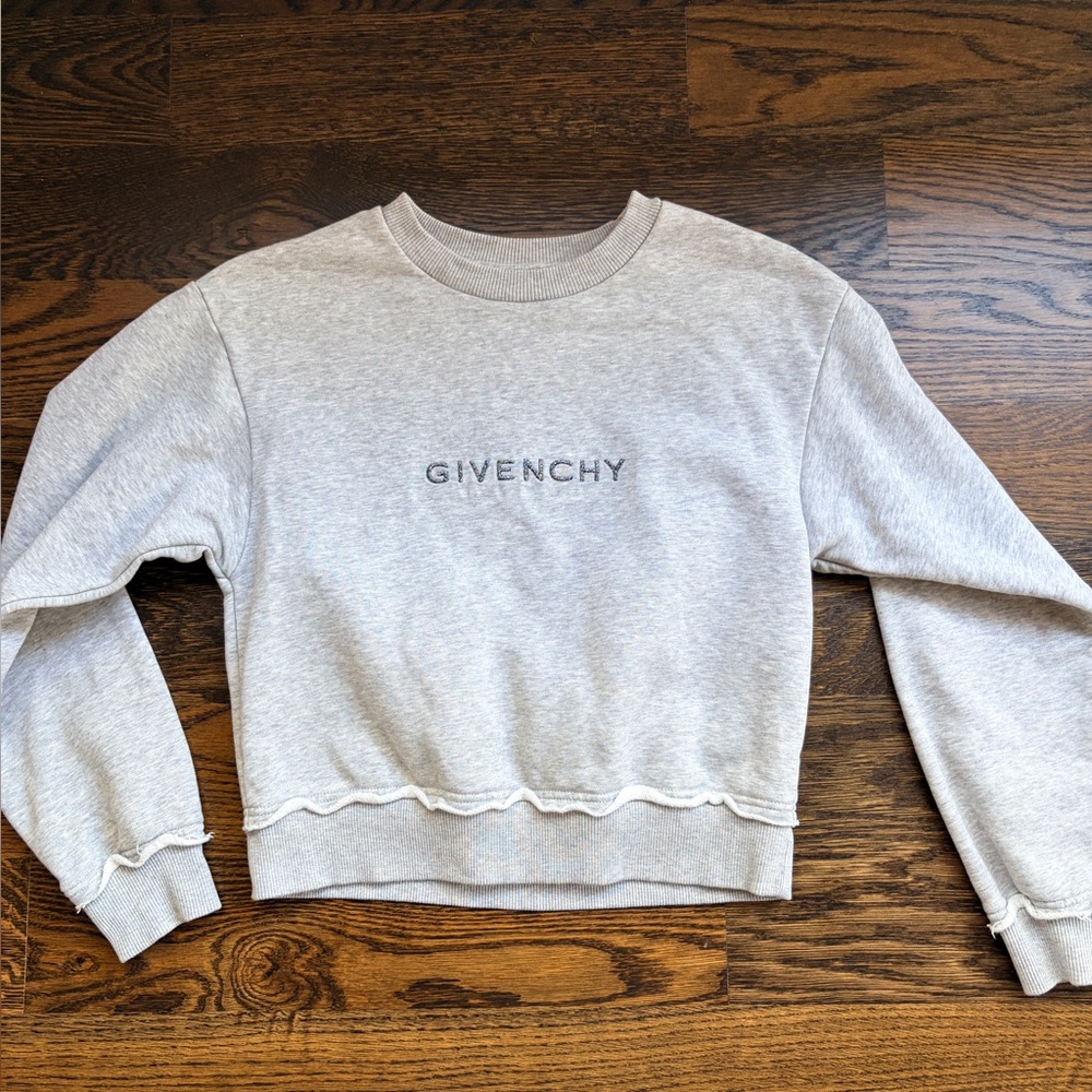 Givenchy Light Gray Crewneck.